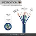thumbnail image 3 of Cable de altavoz Conext Link MSC918-20, 20 pies, 18 AWG, 9 conductores, 3 of 6