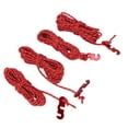 thumbnail image 4 of 4Pcs Reflective Tent Ropes, 9.8ft Adjustable Windproof Nylon Tie Down Cords for Camping Canopy Tarp Outdoor Gear, 4 of 7