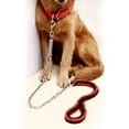 thumbnail image 3 of FrostHike Dog Leash Dog Chain Leash Chew Proof Dog Leash 4.6ft Heavy Duty Dog Leashes Metal Pet Chain Lead with Soft Rope Handle for Medium Large Dogs Black - M, 3 of 5
