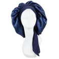 thumbnail image 1 of Silk Bonnet Satin Bonnet For Sleeping Bonnet With Tie Band Night Cap, 1 of 4