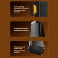 thumbnail image 5 of YZEGDCH Space Heater, Under 50 Dollars 1200W Portable Heaters for Indoor Use, Thermostat, 12H Timer, 3 Modes, Safe Quiet Room Heater for Bedroom Office, Winter Warm Gift for Kid Boy Girl Women Men, 5 of 8