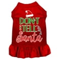 thumbnail image 5 of Christmas Pet Dog  Cat Dress Screen Printed, "Don't Tell Santa", 5 of 10