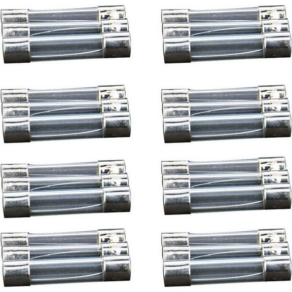30Pcs 250V 3A Fast Blow Glass Fuse 6mm x 30mm Glass Tube Fuse Fast Blow Fuses