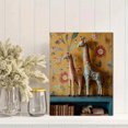 thumbnail image 2 of Bohemian Giraffe Canvas Print, Boho Animal Wall Art for Living Room Bedroom Dining Room Office Nursery Playroom Kitchen Decor, 2 of 8