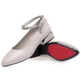 thumbnail image 3 of Chaussures de Mariée à Talon Bloc Légères pour Femmes, Talon Épais de Travail, Mode, Bride à la Cheville, 3 of 5