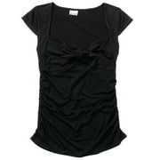 No Boundaries - Juniors Tie Knot Jersey Top