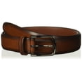thumbnail image 1 of Cinturón de vestir para hombre Perry Ellis Park Ave Brown Textured Leather 34, 1 of 3