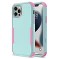 thumbnail image 3 of NIFFPD iPhone 13 Pro Case, Heavy Duty Hard Shockproof Full Coverage Protective Cover iphone 13 Pro Phone Case for Women Gentleman Cute Teal+Pink, 3 of 6