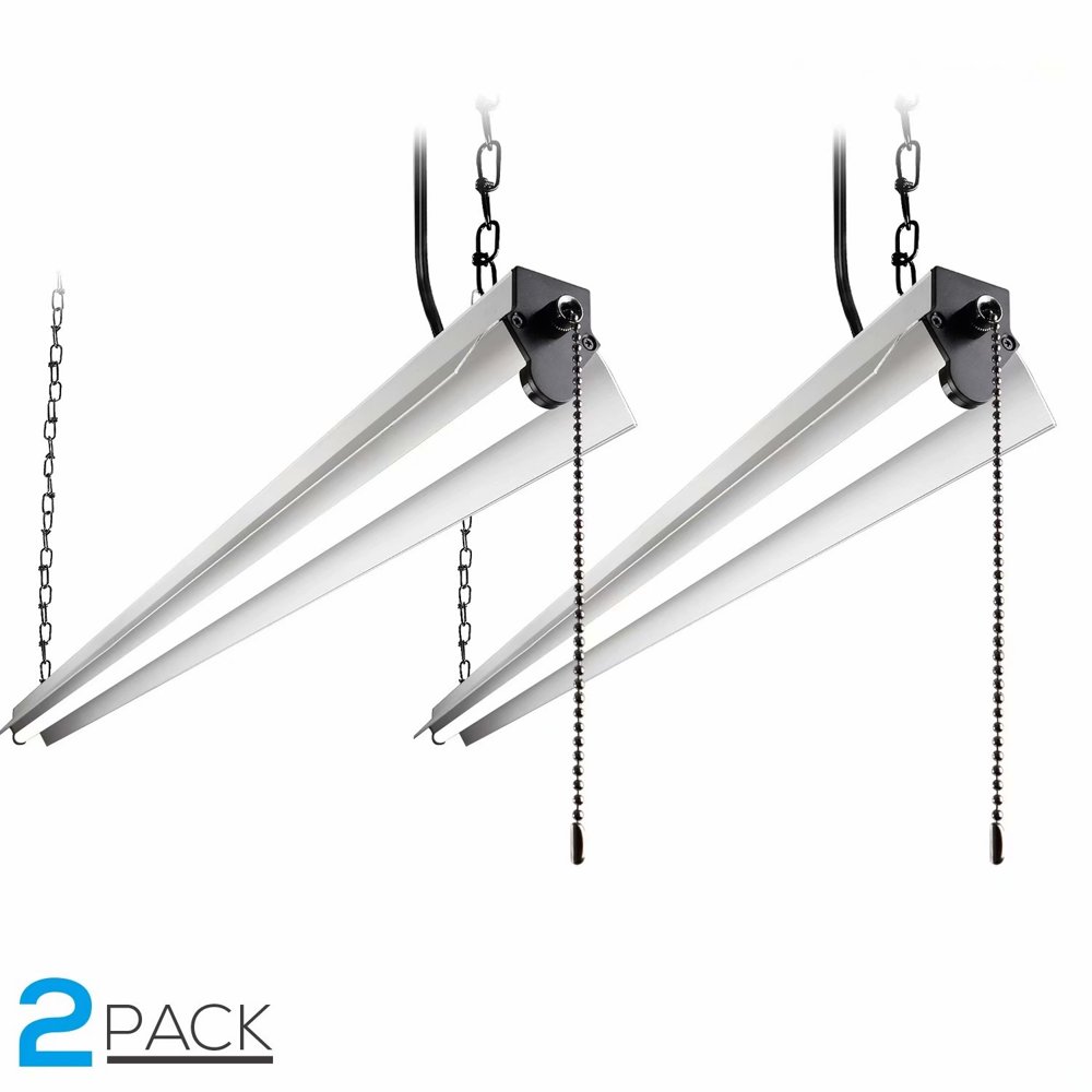 2 Pack 40W 4ft LED Shop Light, 5000K Daylight