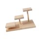 thumbnail image 3 of Postrador de postres de soporte de pastel de madera, soporte de exhibición, escalera escalonada de madera de madera para la figura decoración de la, 3 of 9