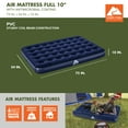 Ozark Trail 10" Full Airbed Mattress Antimicrobial Coating Pump Not Included