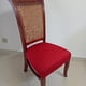 thumbnail image 2 of Fundas de asiento, fundas elásticas para comedor, protectores suaves para comedor rojo, 2 of 5