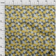 thumbnail image 3 of oneOone Viscose Chiffon Yellow Fabric Geometric Sewing Craft Projects Fabric Prints By Yard 42 Inch Wide, 3 of 4