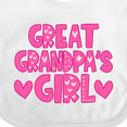 thumbnail image 4 of Inktastic Great Grandpa's Girl Granddaughter Gift Girls Baby Bib, 4 of 4