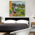 thumbnail image 2 of ARTCANVAS Clothes on a Line in Asgardstrand 1902 Canvas Art Print by Edvard Munch - Size: 36" x 36" (0.75" Deep), 2 of 9
