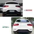 thumbnail image 2 of Carbon Fiber Look Rear Trunk Spoiler Wing For 2016-2023 Mercedes Benz GLC Coupe C253, 2 of 11