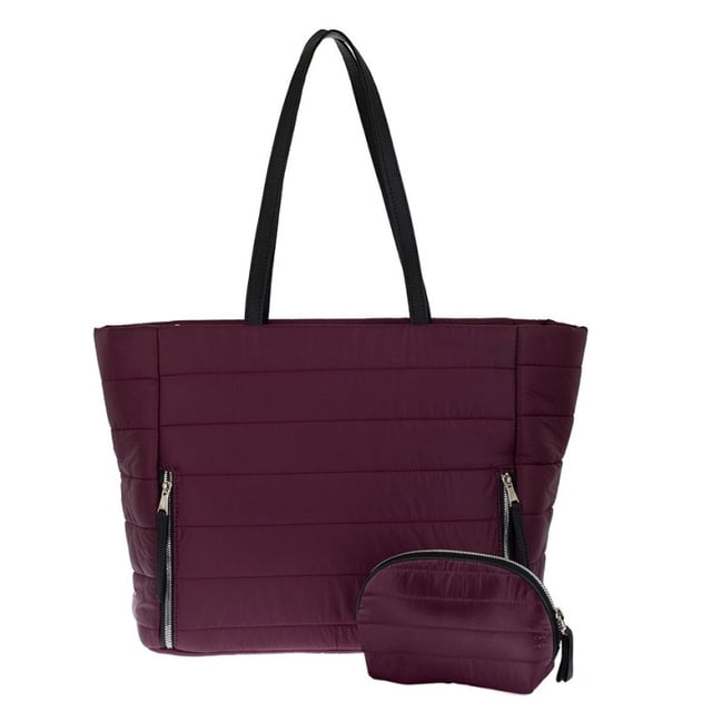 9545-3 Paquete Tote Lover y Cosmetiquera uva