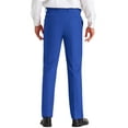 thumbnail image 3 of INSPIRE CHIC Dress Pants for Men's Slim Fit Flat Front Business Suit Chino Trousers Royal Blue 28, 3 of 5
