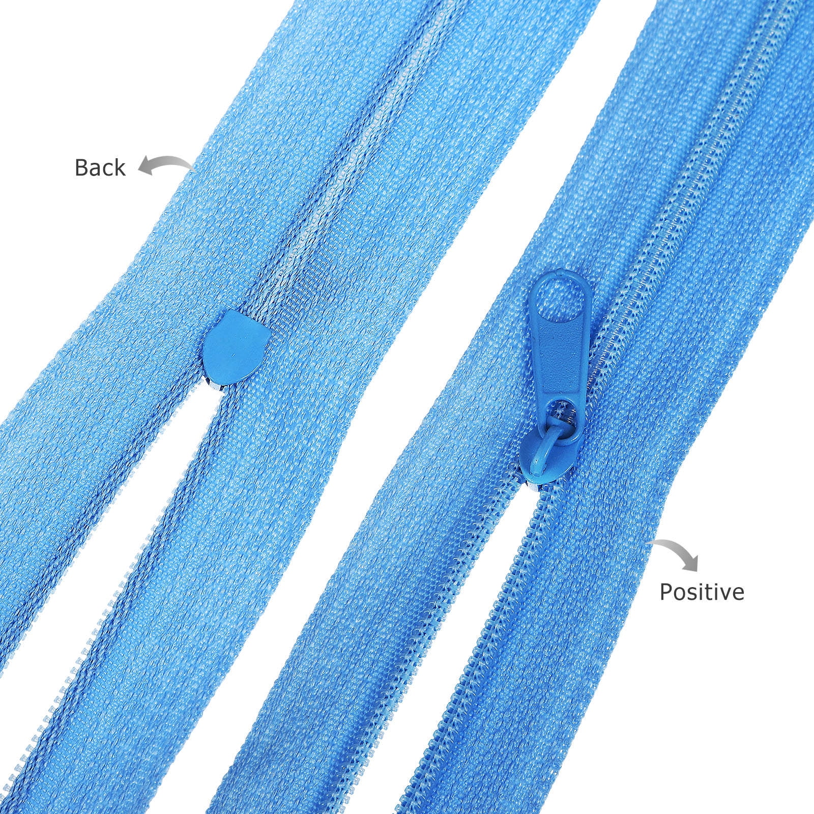 Masteelf 36 Pcs  Nylon Zippers Clothing Sewing Zippers DIY Tailor Sewing Crafts Supplies