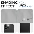 thumbnail image 5 of Superior Blackout Solid Light Filtering Back Tab Curtain Panel Set, 42" x 84", Marshmellow, 5 of 9