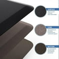 thumbnail image 2 of Bxaolu 1/2 Inch Thick Kitchen Mats for Floor, Kitchen Rug for Standing Desk, Non-Slip, Thicker, Stain Resistant, Comfort Anti Fatigue Floor Mat for Home, Kitchen, Office - (Black,17.3" x 28"), 2 of 9