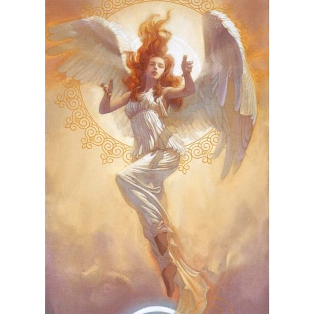Taladro de pintura de diamante (DB0453) Figura de ángel redondo de resina Arte de diamantes de imitación completo (B4615) 40x50cm FLhrweasw Nuevo