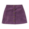 thumbnail image 4 of One opening Summer Toddler Baby Girls Button Short Solid Corduroy Skirt 0-3T Khaki 0-6 Months, 4 of 7