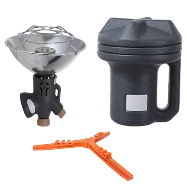 Calentador portátil para patio al aire libre, calentador de gas propano para jardín y patio, ideal para pesca en invierno, viajes, senderismo, porta tanque de gas pequeño, garaje, pesca, caza, ligero