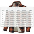 thumbnail image 3 of Zynoxe Plus Size Fleece Lined Jackets for Men Turn Down Collar Button Down Mens Jackets Classic Vintage Plaid Casual Shirt Jacket Warm Thermal Long Sleeve Jacket with Chest Pockets S, 3 of 5