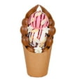 thumbnail image 2 of AFQH Egg Waffle Ice Cream Model Ice Cream Food Food Fake Egg Waffle Display Gourmet, 2 of 9