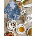 thumbnail image 4 of Navy Blue Ombre Kitchen Dish Towels for Drying Dishes Set of 2, Gradient Abstract Art Vintage Waffle Weave Microfiber Hand Tea Bathroom Towels Quick Dry & Absorbent Towel 15.7x23.6, 4 of 7