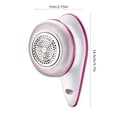 thumbnail image 3 of Quitapelusas y afeitadora de telas recargable para ropa | Quitapelusas eléctrico portátil con malla de panal | Eliminador de bolitas para suéteres | Rosa, 3 of 8
