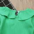 thumbnail image 6 of Fesfesfes Toddler Infant Baby Jumpsuit Boys Girls Solid Ruffles Romper Jumpsuit Outfits Clothing Clearance Under $10, 6 of 7