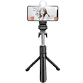 thumbnail image 1 of Palo selfie Bluetooth portátil con luz de relleno-XT02S con luz de belleza-[negro clásico] MFZFUKR CPB-US-WZY153-1, 1 of 5