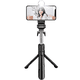 thumbnail image 1 of Palo selfie Bluetooth portátil con luz de relleno-XT02S con luz de belleza-[negro clásico] Adepaton CPB-US-WZY153-1, 1 of 5