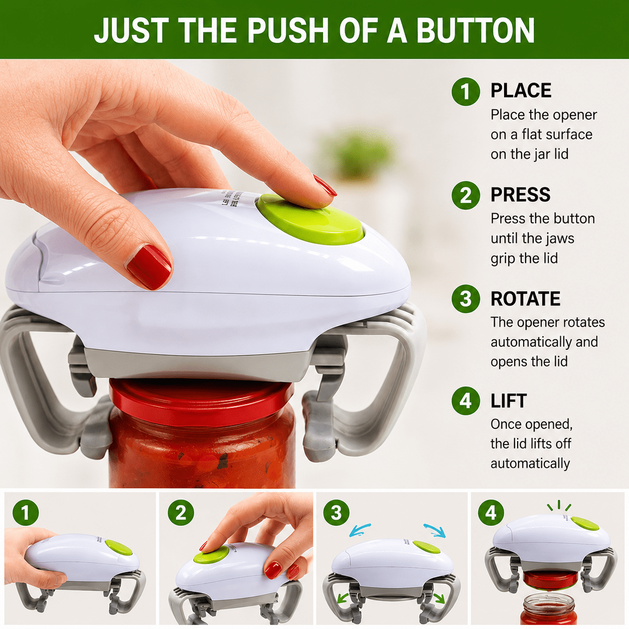 LIFETWO Electric Jar Opener