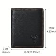 thumbnail image 2 of Men's Genuine Leather Wallet - Large Capacity,RFID Blocking,Sleek Bifold With 13 Card Slots & ID Window - Perfect For Business Or Casual Use Birthday Valentine's Day Father's Day Lover's Gift For Him, 2 of 5