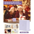 thumbnail image 2 of Impresora de bolsillo Phomemo M02 térmica Bluetooth con 3 rollos de papel, 2 of 6