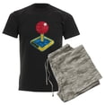 thumbnail image 6 of CafePress - Gamer Joystick Men's Dark Pajamas - Men's Dark Loose Fit Cotton Pajama Set, 6 of 7