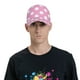 thumbnail image 4 of Fotbe Pink And White Polka Dot Gorro Clásico de Béisbol, Gorra Ajustable con Broche Snapback, Gorro de Exterior de Algodón Suave, 4 of 6