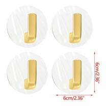 LACKUST Over The Door Hooks,Punch- Wall-mounted Bag Hook Door Back Small Storage Hanger Strong Seamless Sticky Hook Headphone Rack,B