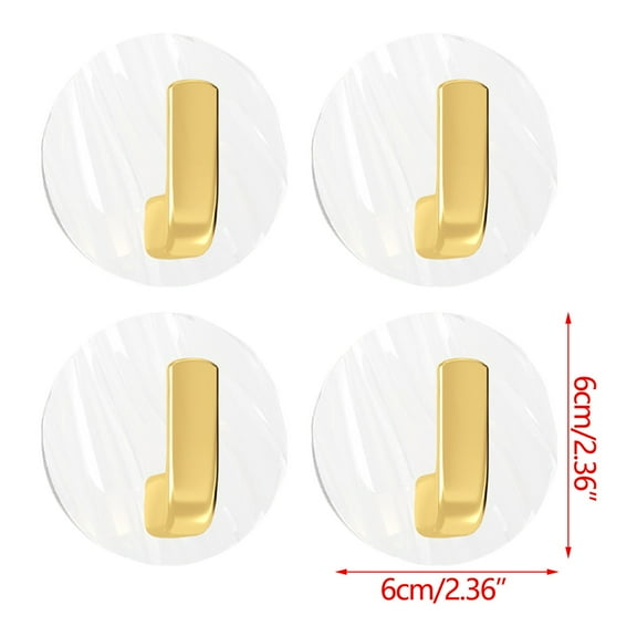 LACKUST Over The Door Hooks,Punch- Wall-mounted Bag Hook Door Back Small Storage Hanger Strong Seamless Sticky Hook Headphone Rack,B