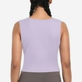 thumbnail image 4 of ZQUUVOU Tank Top For Women Sleeveless Round-Neck Comfy Solid Color Casual Tops (Purple,M), 4 of 5