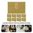 thumbnail image 4 of FOMIYES Booklet Envelopes Green for Document Storage 10Pcs 6.7X4.5X0.1In, 4 of 7