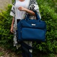 thumbnail image 3 of Everything Mary Sewing Machine Carrying Organizer Case - Blue Quilted Travel Tote for Sewing Accessories, 3 of 9