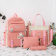 thumbnail image 2 of Mochilas Set 4 Pzs Escolar Bolsas Lapicera coral Malubero Set de Mochilas, 2 of 4