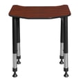thumbnail image 5 of Ferris 26" x 24" Height Adjustable Student Desk- Cherry, 5 of 8