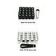 thumbnail image 4 of Scienceny Tapa de válvula de neumático de coche ABS de 20 piezas, reemplazo portátil elegante, Protector Hexagonal Universal, accesorios de Vehículos, repuestos y accesorios Mis Negro, 4 of 6