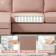 thumbnail image 5 of XIZZI 100" Modular Sectional Sofa Couch, L Shaped 3-Seat Comfy Sofas with Reversible Chaise, Modern Lounge Couches for Living Room Office Dorm-Pink, 5 of 10