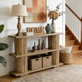 thumbnail image 6 of Tribesigns 63" Farmhouse Console Table, Long Sofa Table With 3-Tier Shelves For Living Room, Entryway, 6 of 6